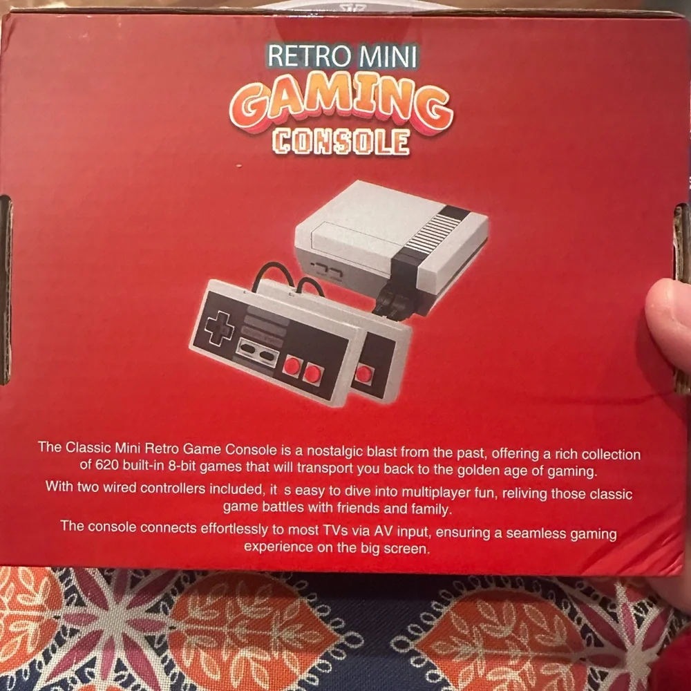 Classic Gaming Console with 620 Games - Gray